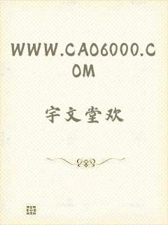 WWW.CAO6000.COM