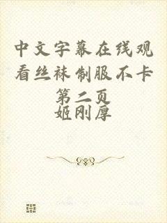 中文字幕在线观看丝袜制服不卡第二页