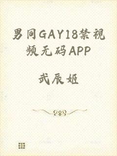 男同GAY18禁视频无码APP